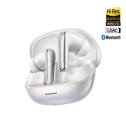 MeloBuds N65 – auricolari wireless Hi-Res bianchi con LDAC e Bluetooth.
