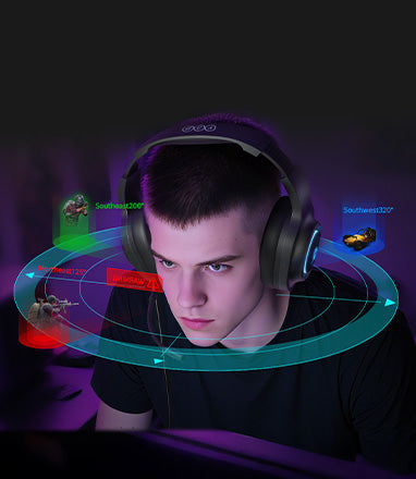Cuffie da gioco con illuminazione RGB per un'esperienza di gioco immersiva