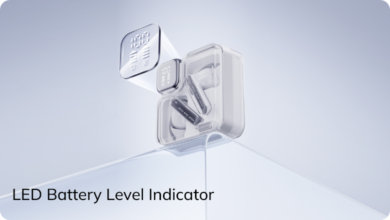 Indicatore di carica a LED per auricolari wireless