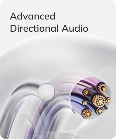 Audio direzionale avanzato – tecnologia audio ad alta precisione per un suono direzionato.