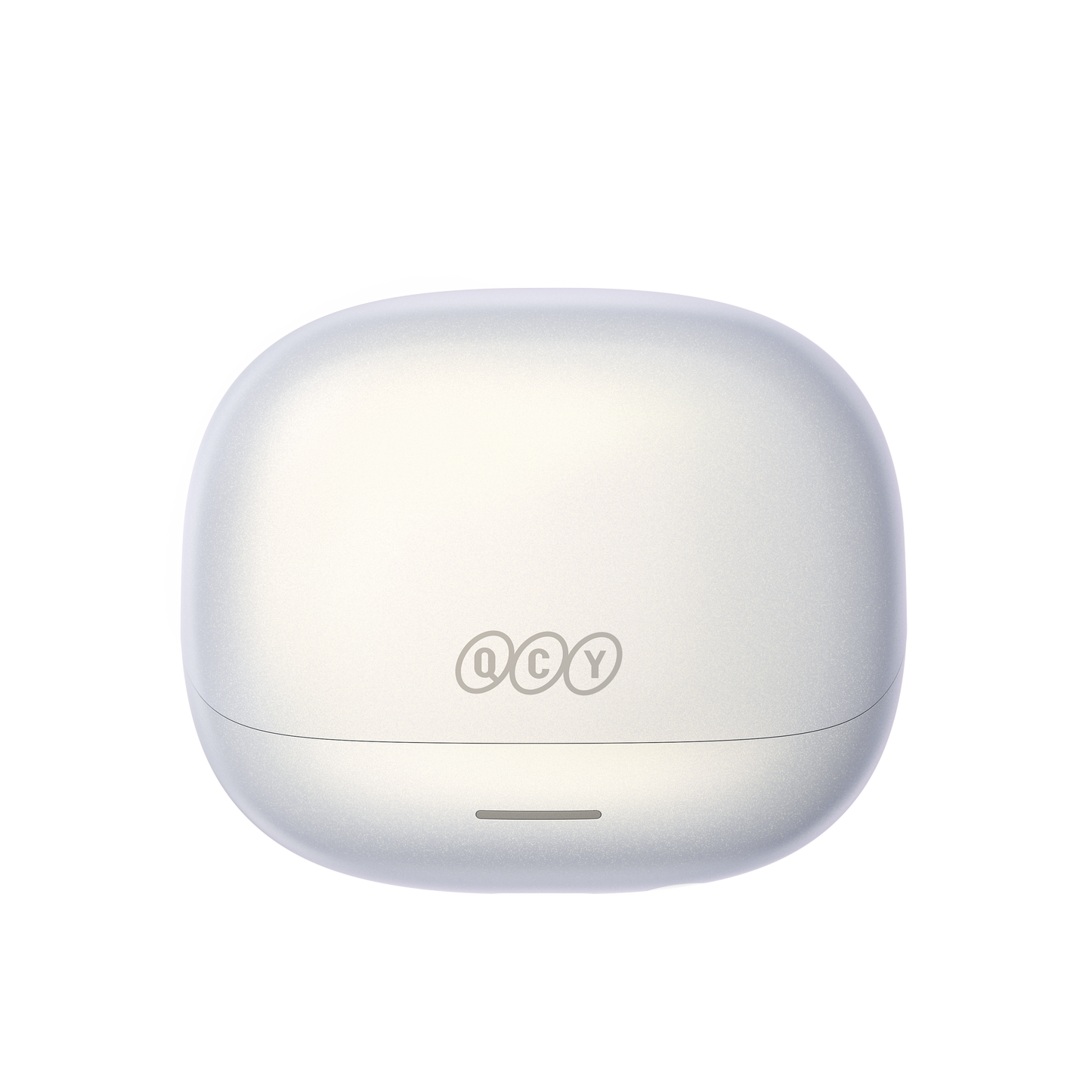 QCY MeloBuds N65 – eleganti auricolari Bluetooth bianchi con custodia di ricarica e design moderno.