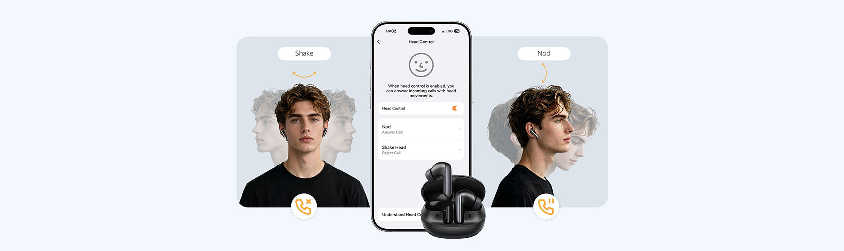 AirPods Pro con controllo tramite testa: annuisci per accettare, scuoti la testa per rifiutare le chiamate.