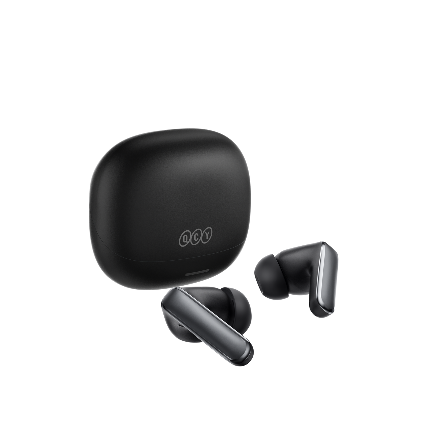 MeloBuds N65 – auricolari True Wireless neri con custodia di ricarica.
