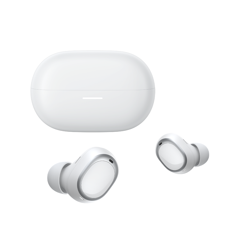 QCY MeloBuds A30 Auricolari Bluetooth con custodia di ricarica, bianchi, design moderno per suono chiaro e comfort