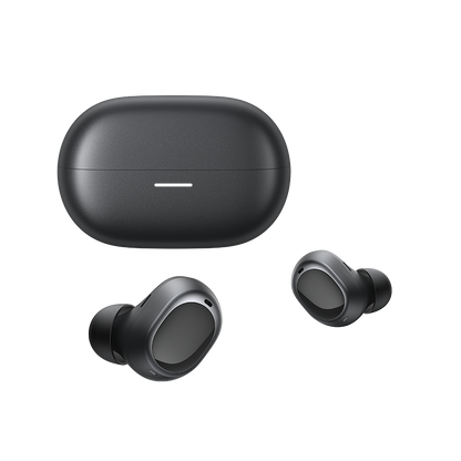 QCY MeloBuds A30 Auricolari True Wireless con custodia di ricarica, neri, design moderno, connessione Bluetooth