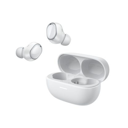 QCY MeloBuds A30 – Auricolari True Wireless bianchi con custodia di ricarica, design moderno e custodia compatta